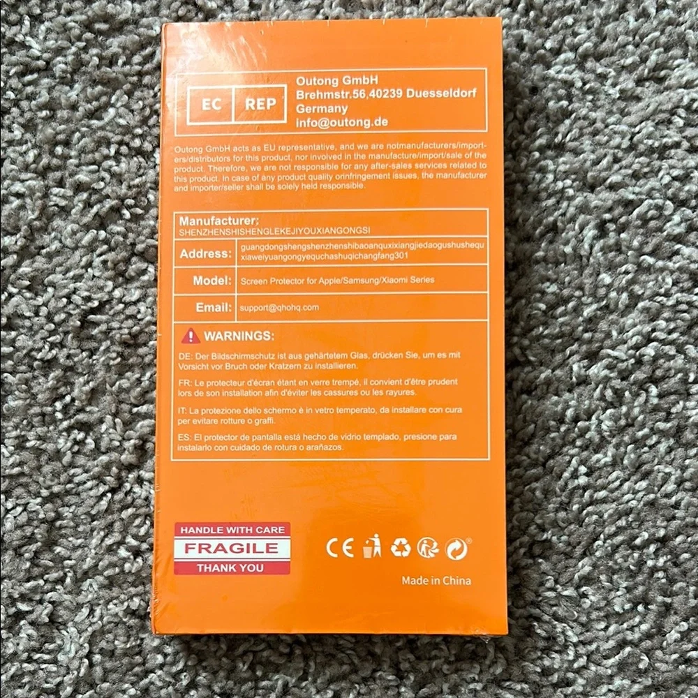 3 Tempered Glass Screen Protectors for I Phone 16 Pro